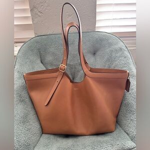 Coach Tan Leather Tote Bag -REPOSH